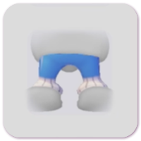 Familiar Pants #1 (Cyan)