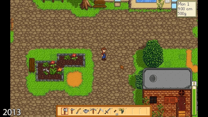 Stardew Valley Pelican Town in 2013