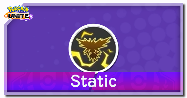 Pokemon UNITE - Static (Zapdos)