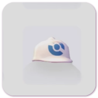 Familiar Hat #2 (Blue)