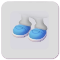 Familiar Sneakers (Cyan)