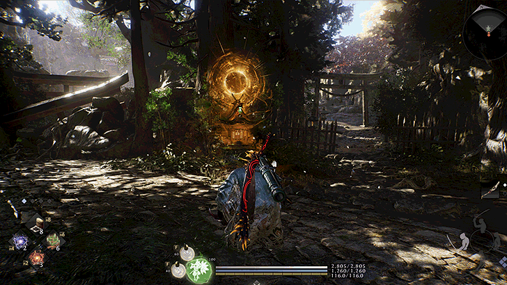 Hachiman Shrine Walk Overworld Location