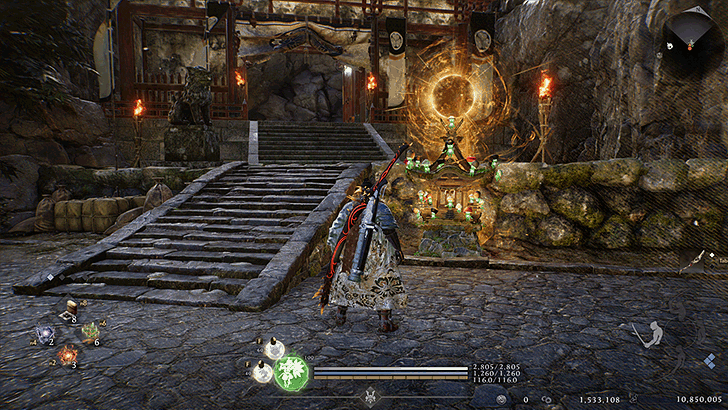 Stone Buddha Path Overworld Location