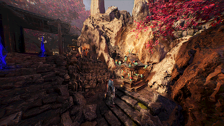 Ryotan Temple - Mausoleum Overworld Location