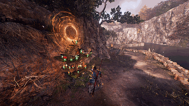 Futamata Castle - Riverside Overworld Location