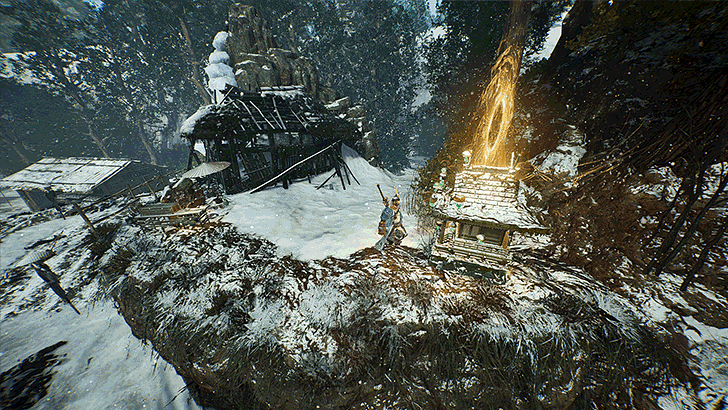 Frozen Ghost Town Overworld Location