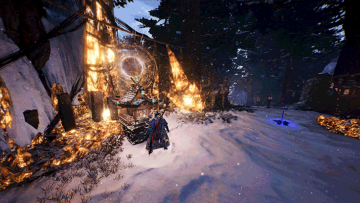 Matsuo-taisha Shrine: Ascetic Cave Overworld Location