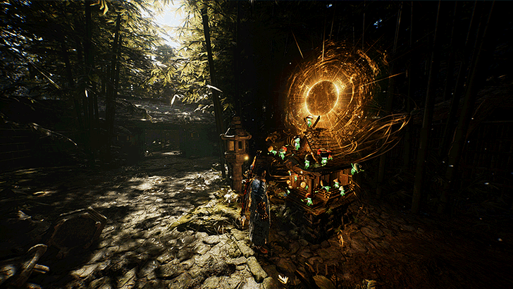 Abandoned Bamboo Grove Shrine Overworld Location