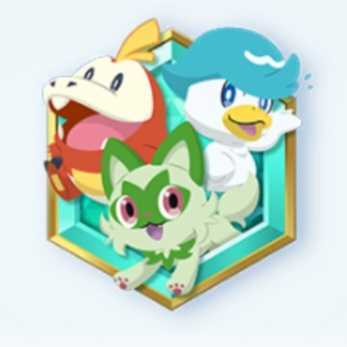 Pokemon TCG Pocket - Sprigatito, Fuecoco, and Quaxly Emblem 100