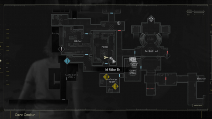 Ink Ribbon Tin Parlor Map