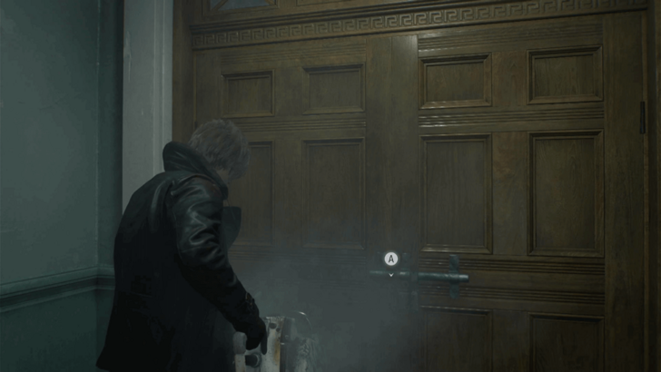 Open the Door Using Chainsaw