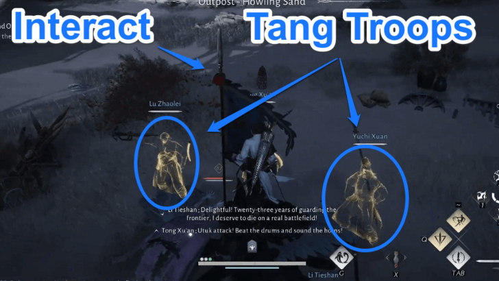 Where Winds Meet - Tang Troops and Flag