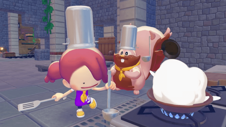 Pokemon Pokopia - Cooking with Chef Dente