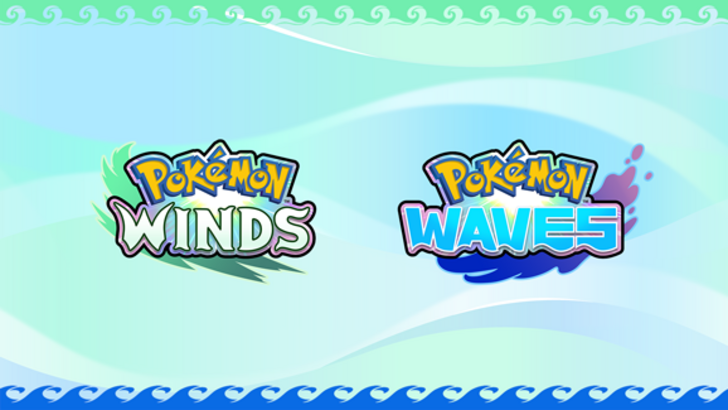 Pokemon Wind and Waves logo and release date