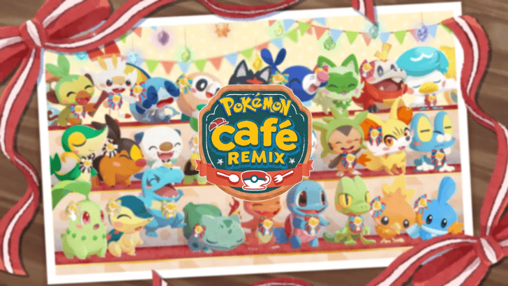 starter Pokémon in Pokémon Café ReMix get special anniversary outfits