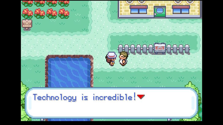 pokemon firered talking to an npc
