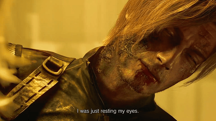 Leon Resting His Eyes