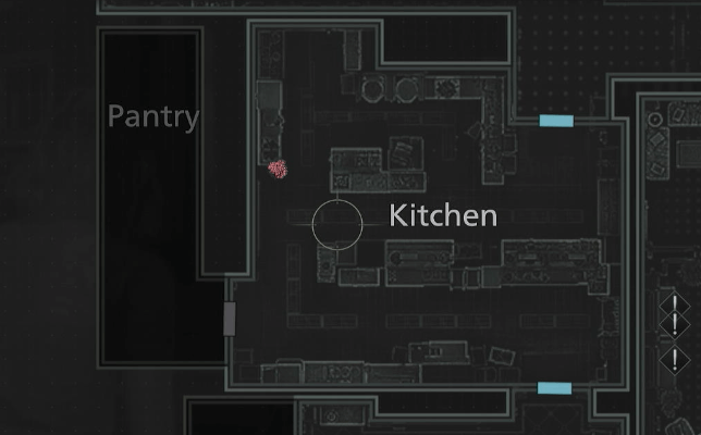 Pantry Key Map Location