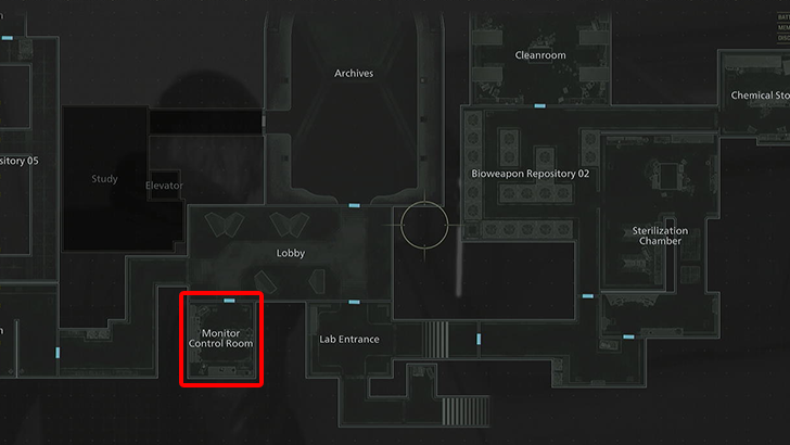 Monitor Control Room Location