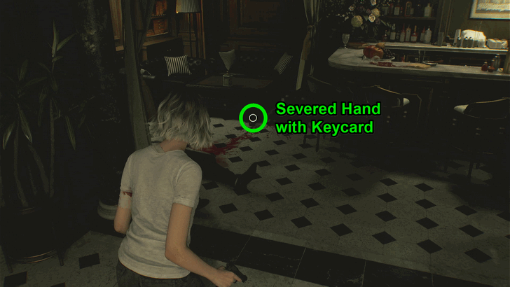 East Wing Keycard Overworld Location