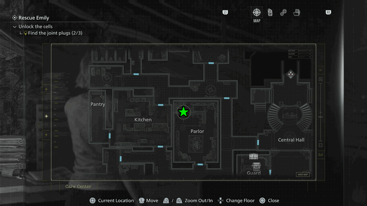 East Wing Keycard Map Location