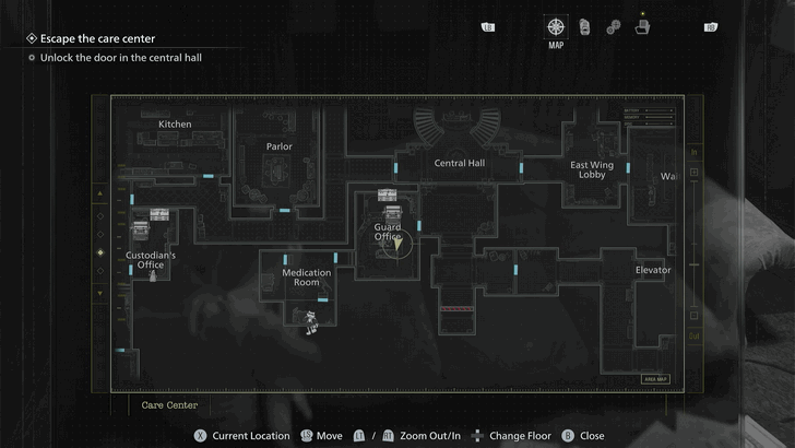 Resident Evil Requiem Guard Office Location