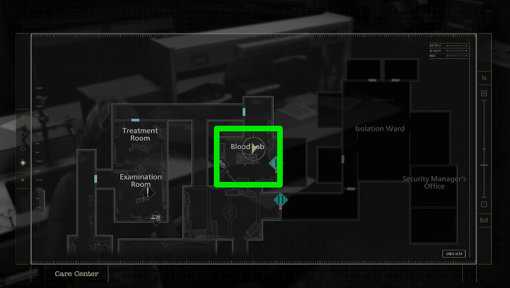 Blood Collector Map Location