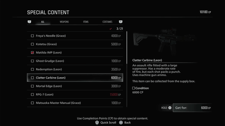 Resident Evil Requiem Clatter Carbine.png