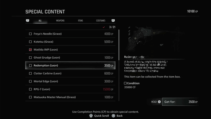 How to Get Redemption