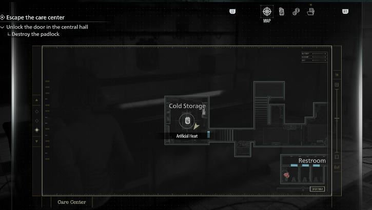 Artificial Heart Map Location