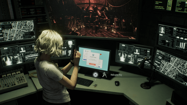 Helicopter Key Overworld Location