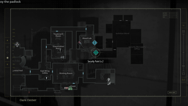 ID Wristband (Level 2) Map Location