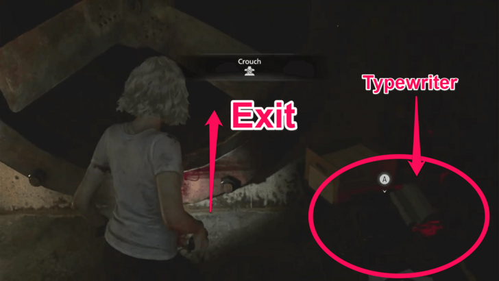 Vent beside Typewriter