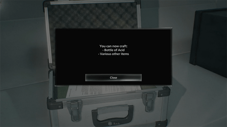 Bottle of Acid Map Location