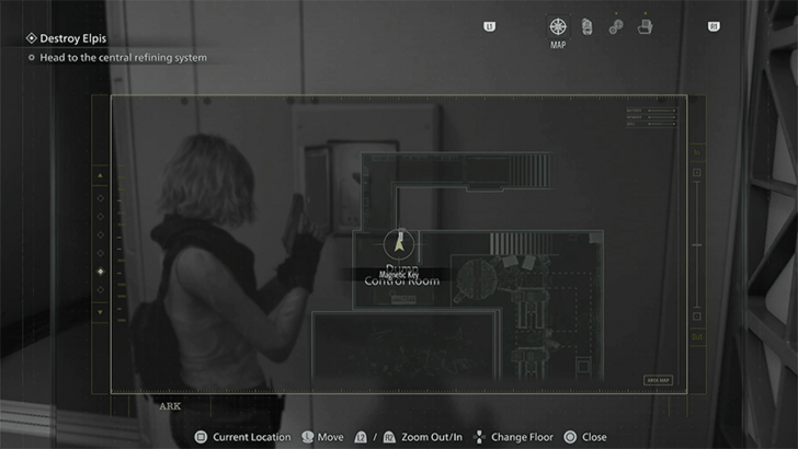 Magnetic Key Map Location