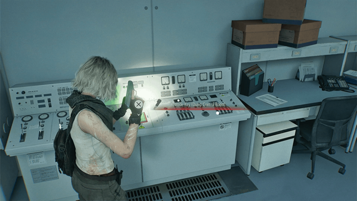 Dump Control Room Override Key