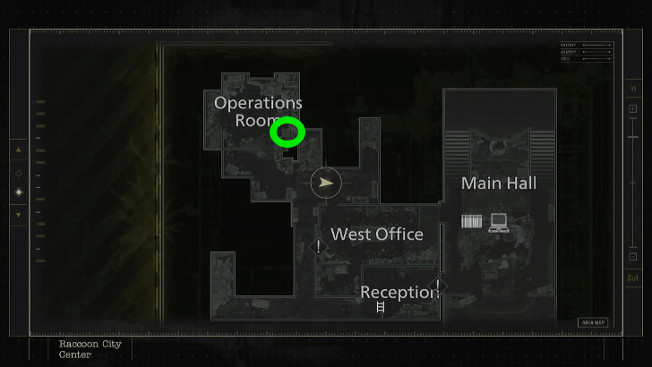 Locker key Map Location