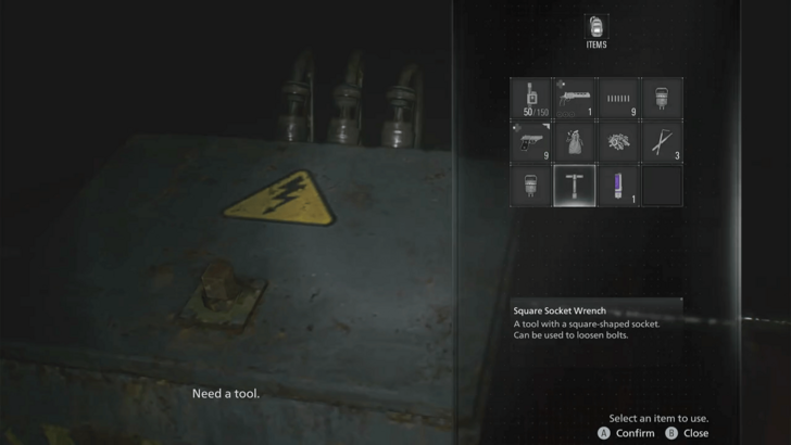 Use Square Socket Wrench