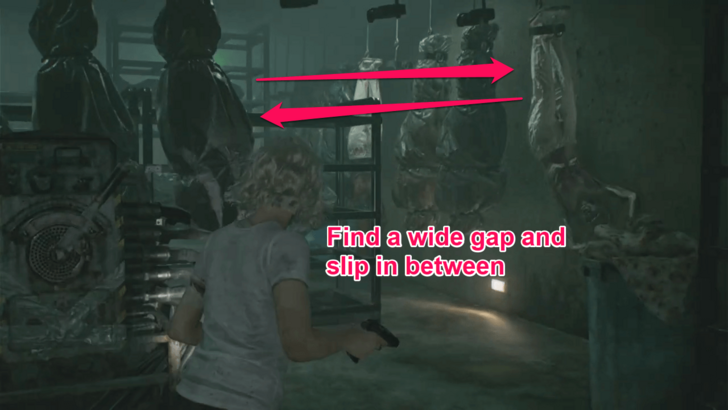 Gap Between the Hanging Bodies