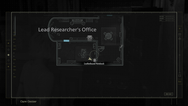 Leatherbound Notebook Map Location