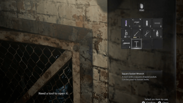 Square Socket Wrench Overworld Location