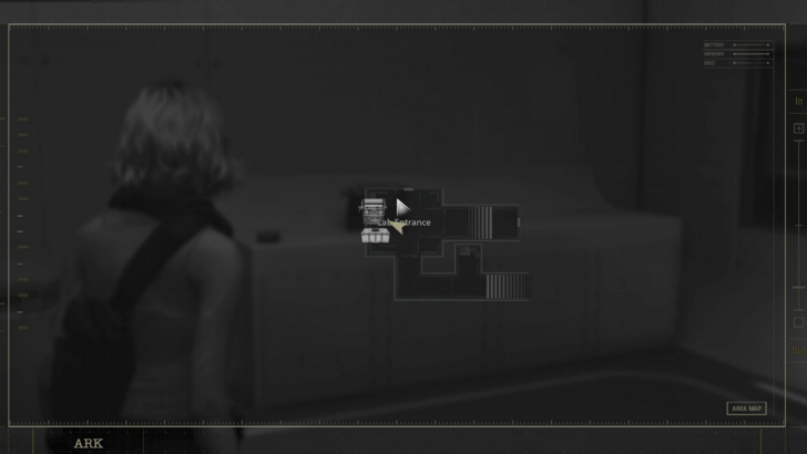 Ark Facility Lab Entrance Typewriter Map