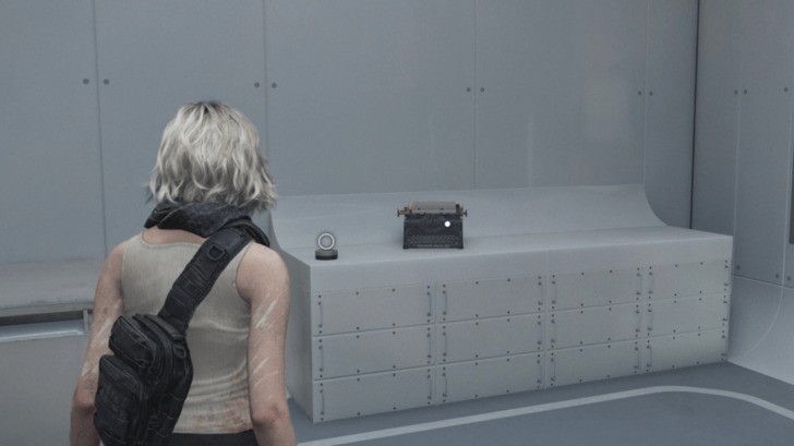 Ark Facility Lab Entrance Typewriter