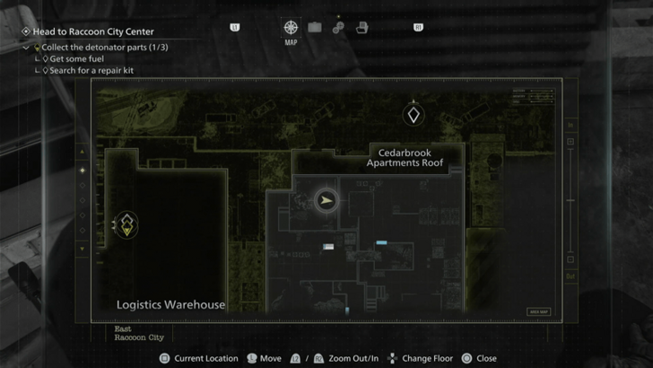 Engineer Corps Note Map Location
