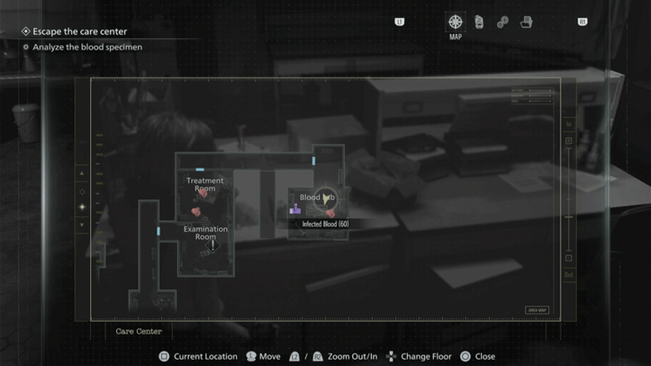 Blood Collector Map Location
