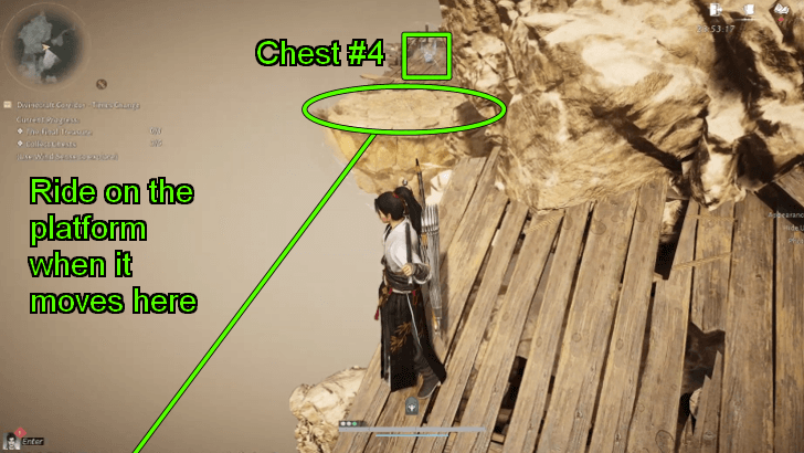 Ride the Platform to Reach Chest 4