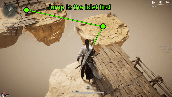 Jump to the Islet