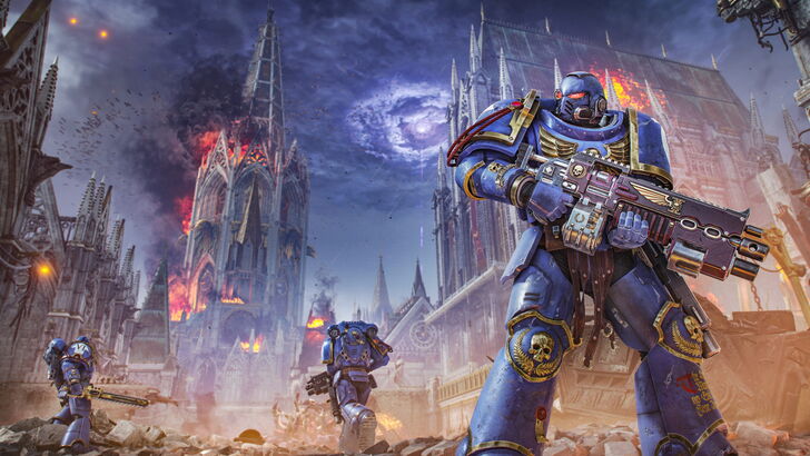 Space Marine 2 Ultramarines in Disruption