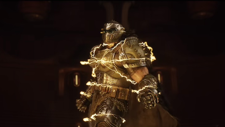 Doom Slayer trying to break free from Maykr control