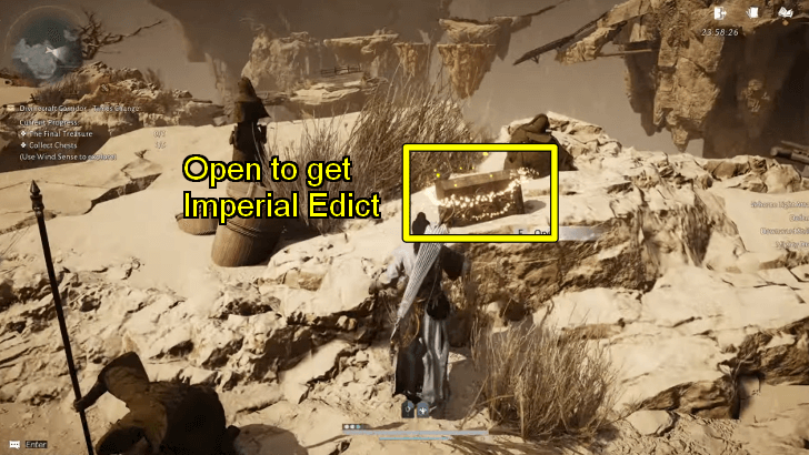Open the Chest to Get the Imperial Edict